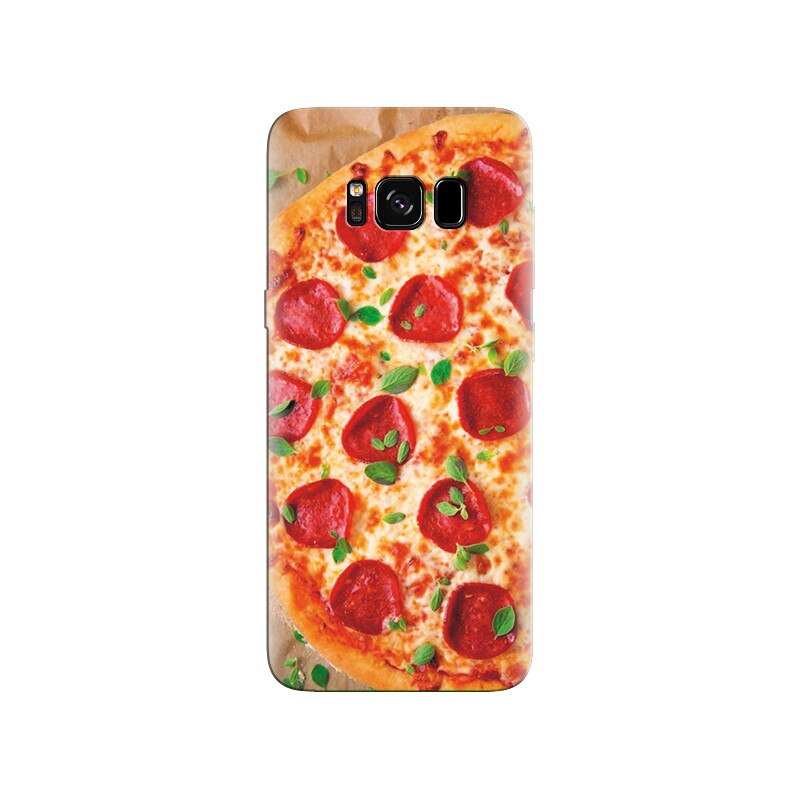 Husa Samsung S8 Delicious Pizza Food Backgrounds