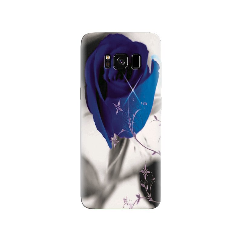 Husa Samsung S8 Happy Rose Day Images With Blue Rose