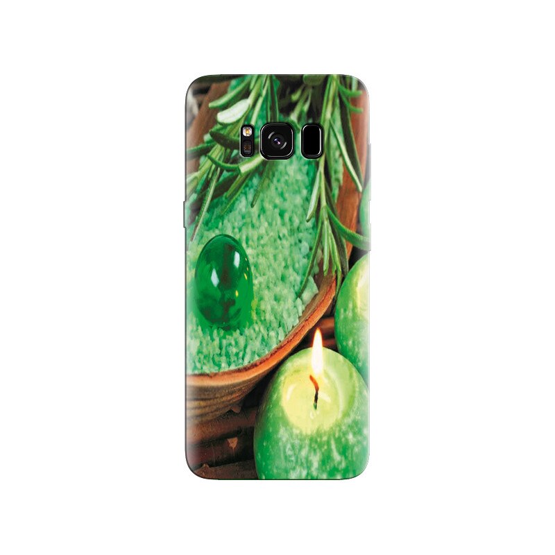 Husa Samsung S8 Good Night With Green Lighting Candles