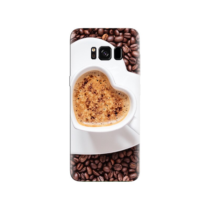 Husa Samsung S8 Grain Coffee Drink Heart