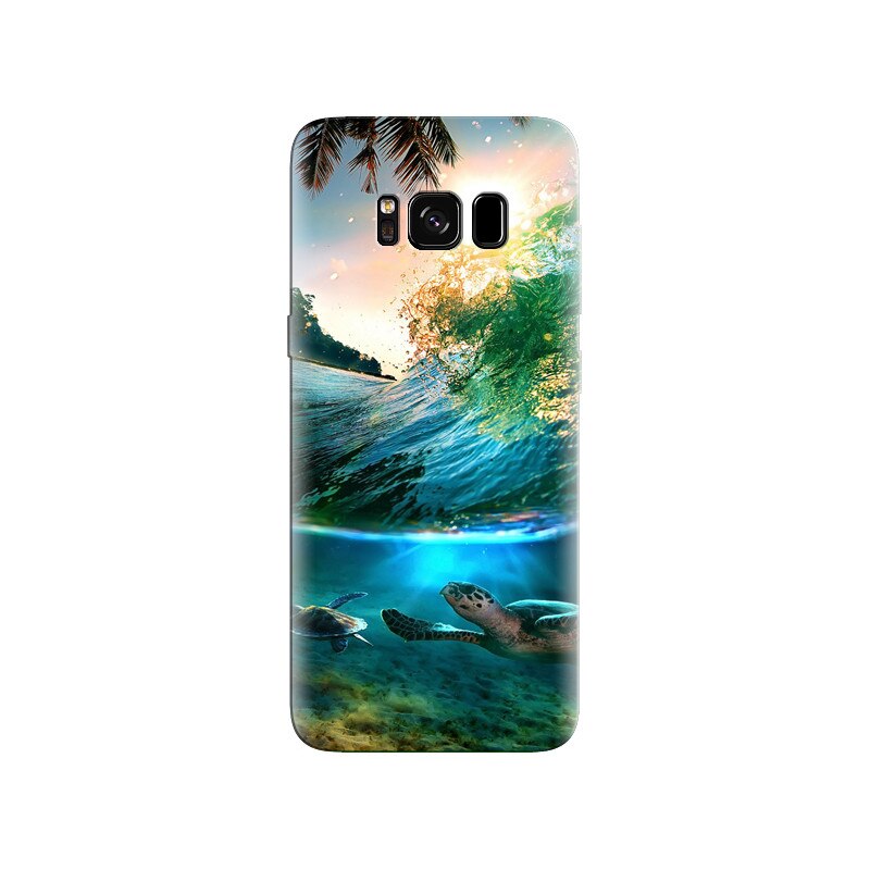 Husa Samsung S8 Plus Hd Tropical Sea Island Turtles