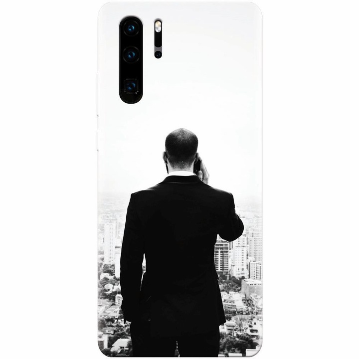 Силиконов кейс за Huawei P30 Pro, Man In Suit