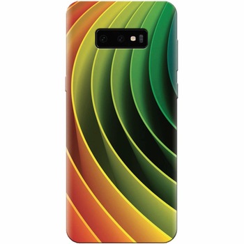 Husa silicon pentru Samsung Galaxy S10 Lite, 3D Multicolor Abstract Lines Husa silicon pentru Samsung Galaxy S10 Lite, 3D Multicolor Abstract Lines
