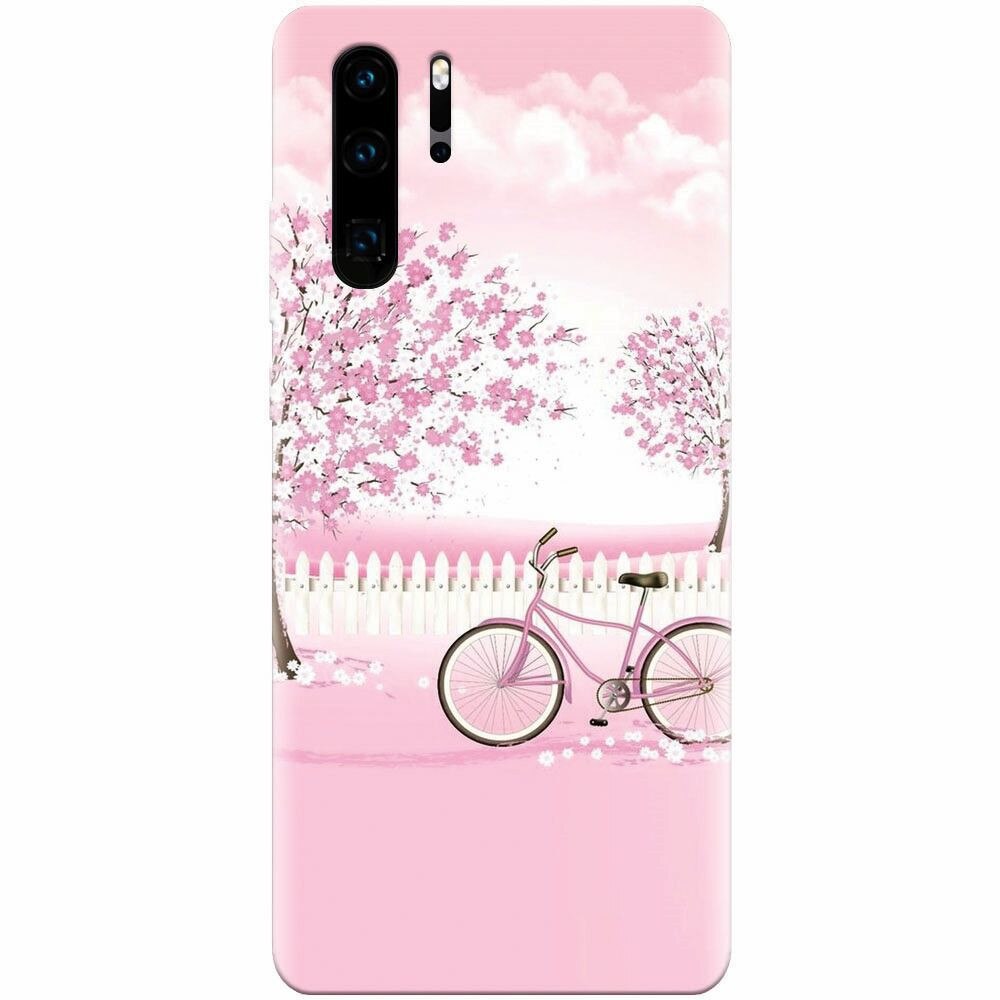 Husa silicon pentru Huawei P30 Pro, Pink Spring