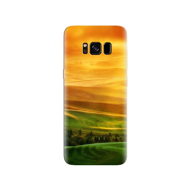Husa Samsung S8 Htc One X Full Hd Green Fields Sunset