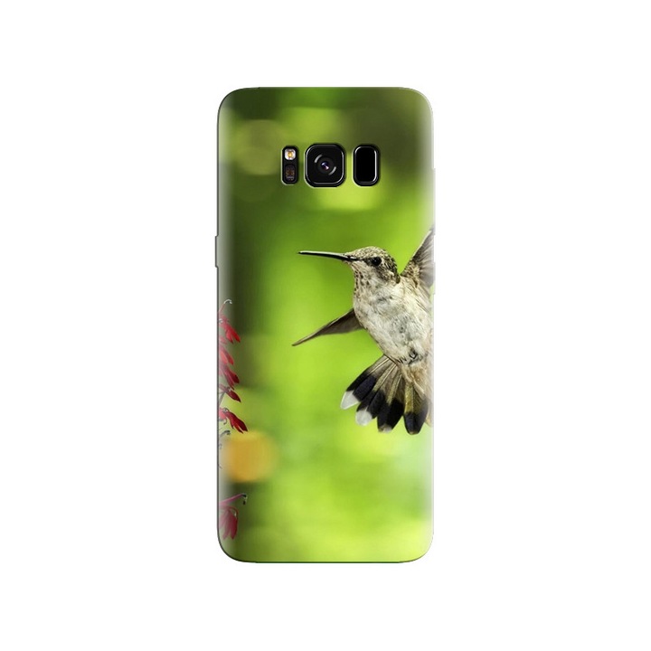 Силиконов калъф, съвместим с модел Samsung Galaxy S8 Plus - Htc One Max Animal Hummingbird