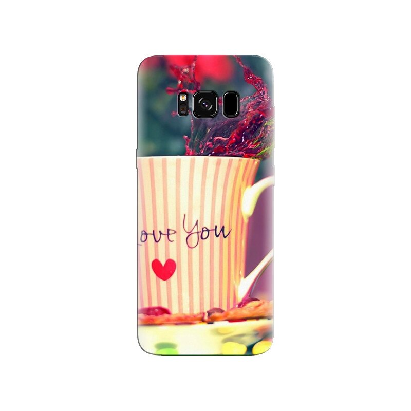 Husa Samsung S8 Plus I Love You Tea Cup Valentines Day Gift