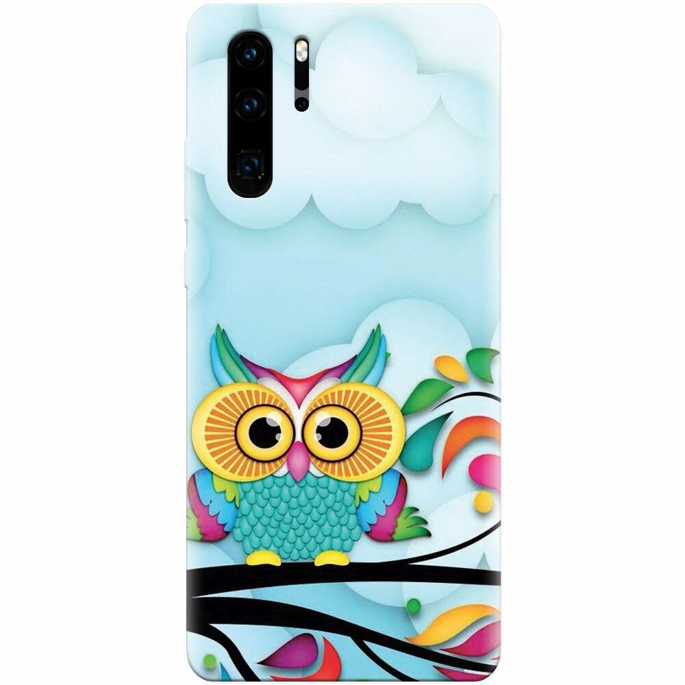 Husa silicon pentru Huawei P30 Pro, Owl 102