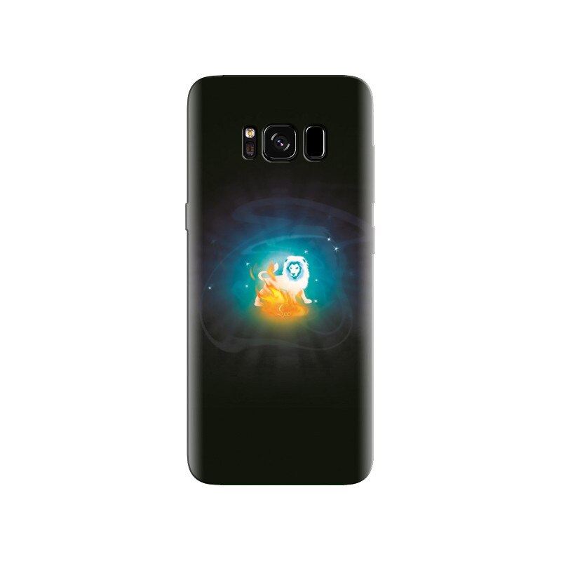 Husa Samsung S8 Leo Zodiac With Dark Blue Background Hqs