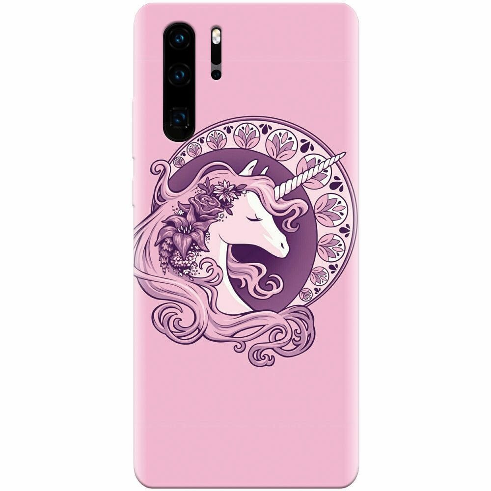 Husa silicon pentru Huawei P30 Pro, Purple Unicorn