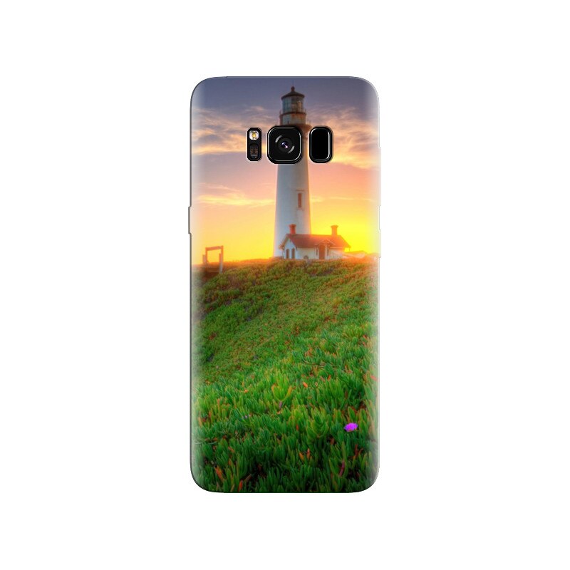 Husa Samsung S8 Plus Lighthouse On Green Coast
