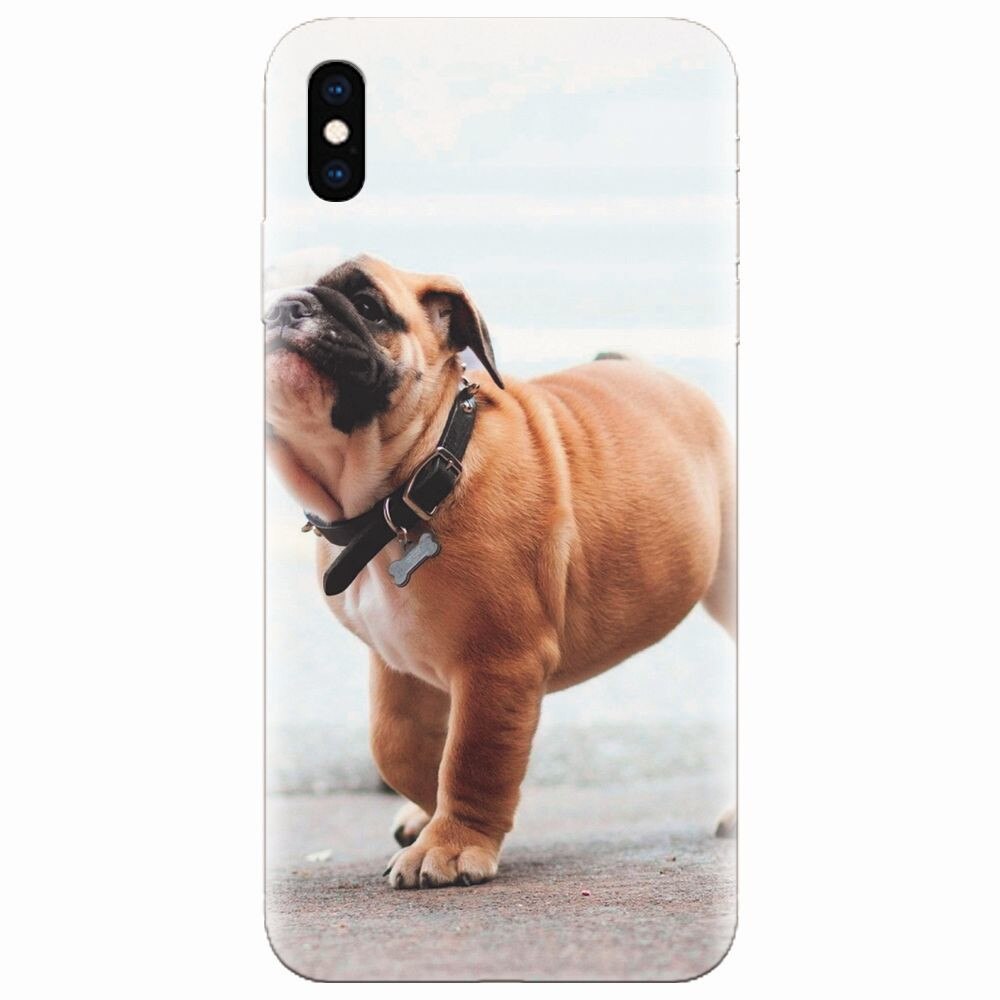 Husa silicon pentru Apple Iphone XS Max, Little Dog Puppy Animal