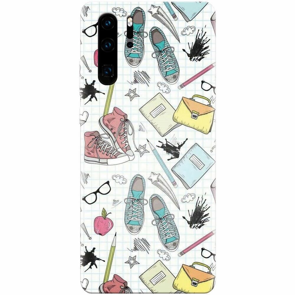 Husa silicon pentru Huawei P30 Pro, School