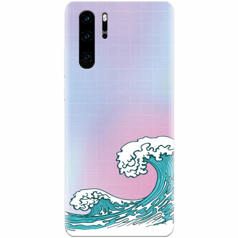 Husa silicon pentru Huawei P30 Pro, Waves