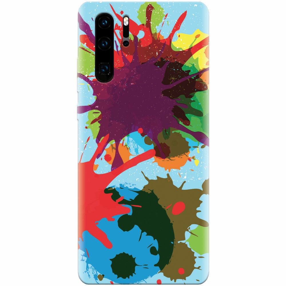 Husa silicon pentru Huawei P30 Pro, Holi Splash