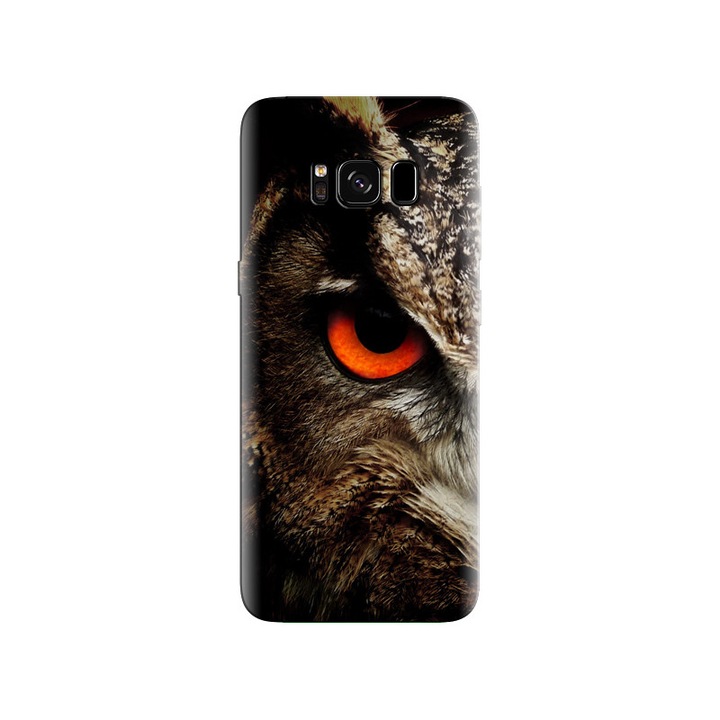 Husa din silicon compatibila cu Samsung Galaxy S8 Plus - model Night Owl 1