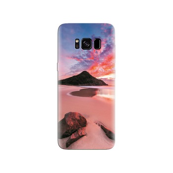 Husa Samsung S8 Nature Water Beach Rock Beautiful Sky 3c Husa Samsung S8 Nature Water Beach Rock Beautiful Sky 3c