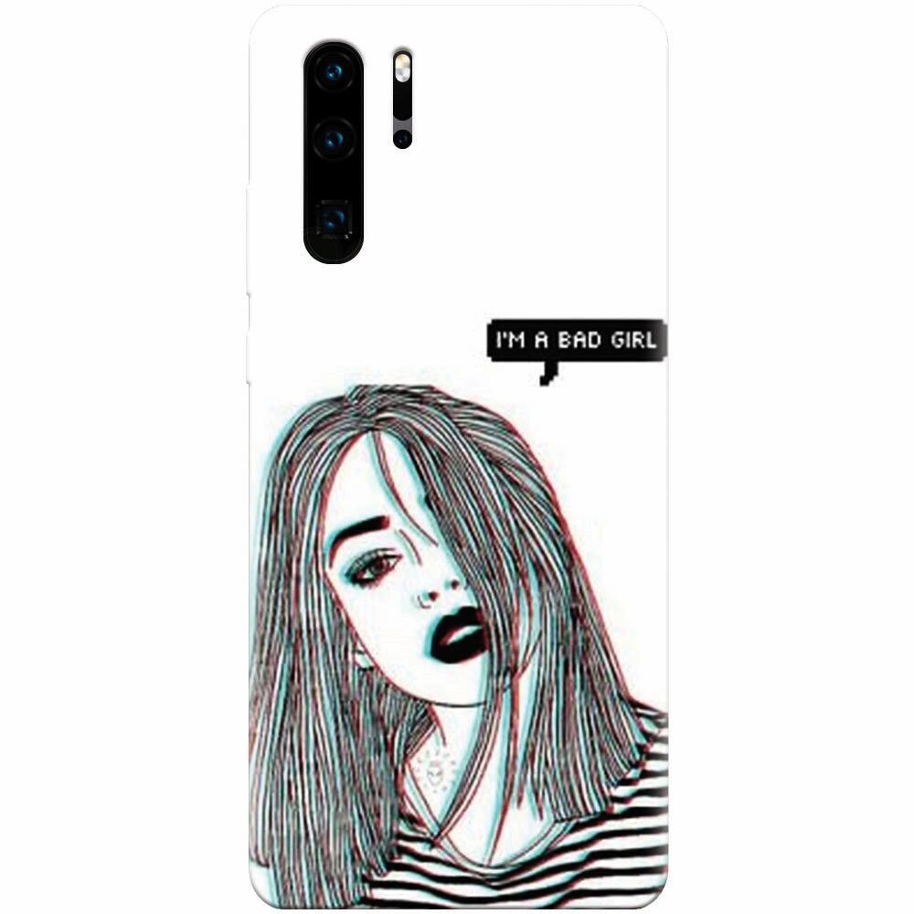 Husa silicon pentru Huawei P30 Pro, Im A Bad Girl