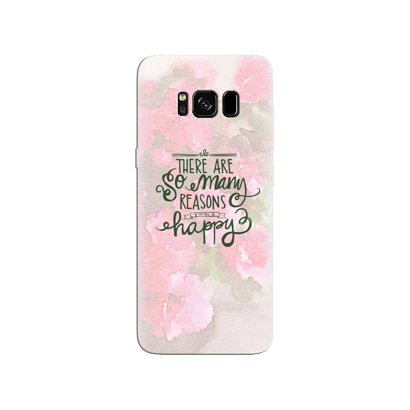 Husa Samsung S8 Plus Pink Abstract With Quotes