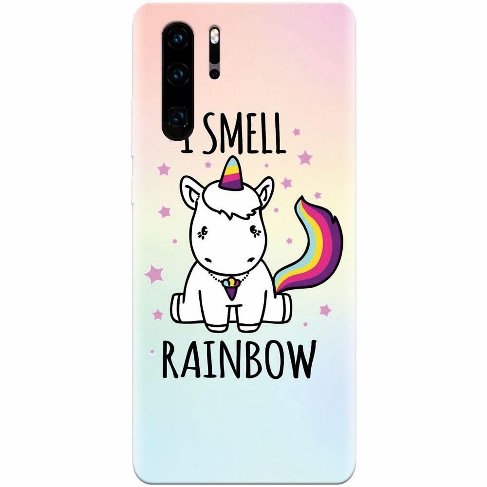 Husa silicon pentru Huawei P30 Pro, I Smell Rainbow