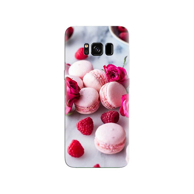 Husa Samsung S8 Plus Pink Rose Macaroons Raspberry