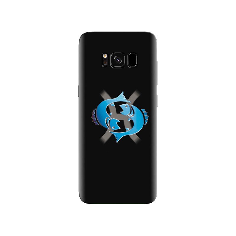 Husa Samsung S8 Pisces Zodiac With Black Background Hqs