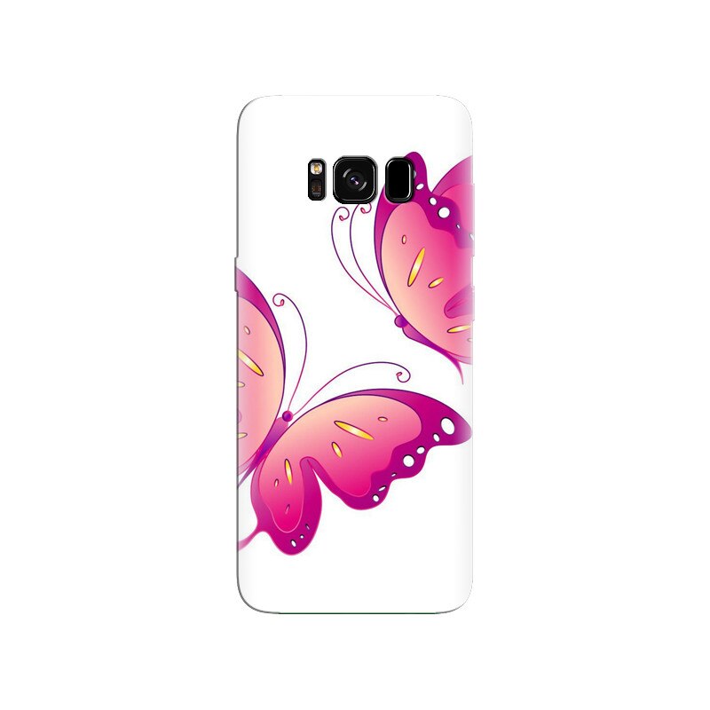 Husa Samsung S8 Pink Butterfly 003