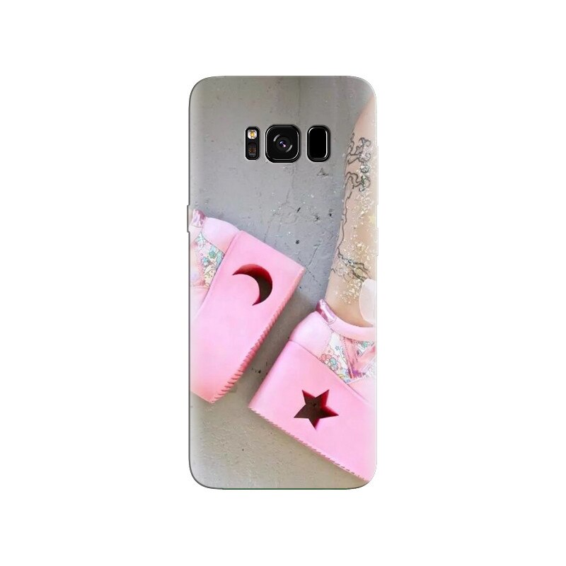 Husa Samsung S8 Plus Pink Cute Shoes