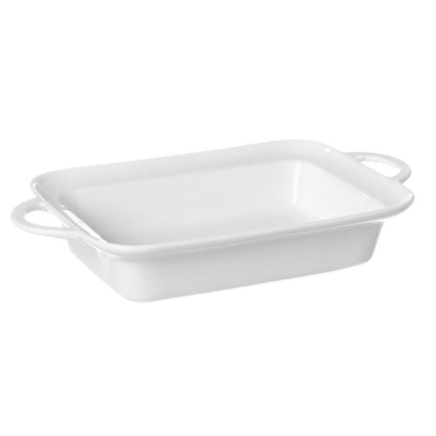 Vas aperitive rectangular Hendi, portelan, 18.5x26x(H)5,5 cm