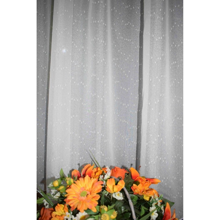 Mastel M1 Függöny, ráncolószalaggal, 400 x 245 cm, krémszín