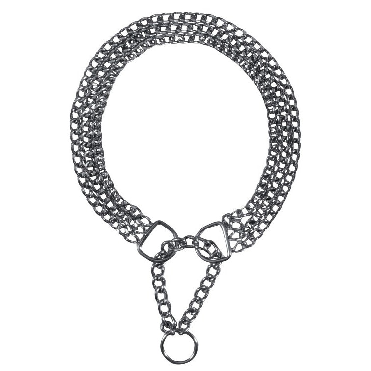 Zgarda Trixie Lant Trei Randuri 55 cm/2.5 mm 2267