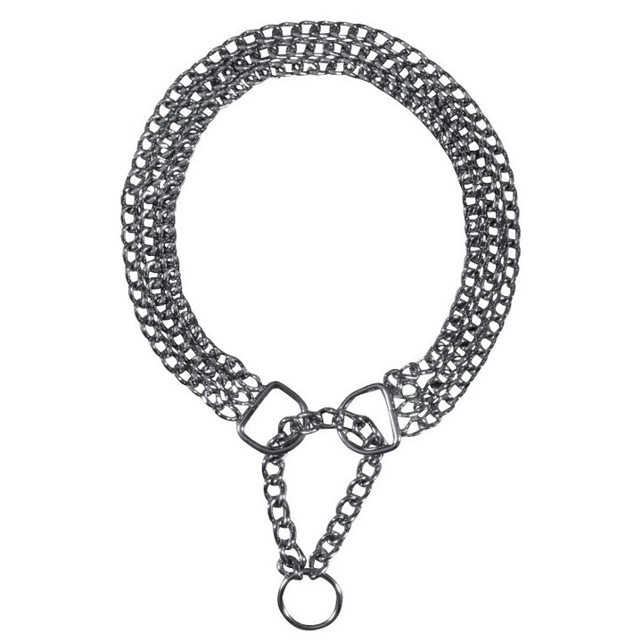 Zgarda Trixie Lant Trei Randuri 45 cm/2.5 mm 2265