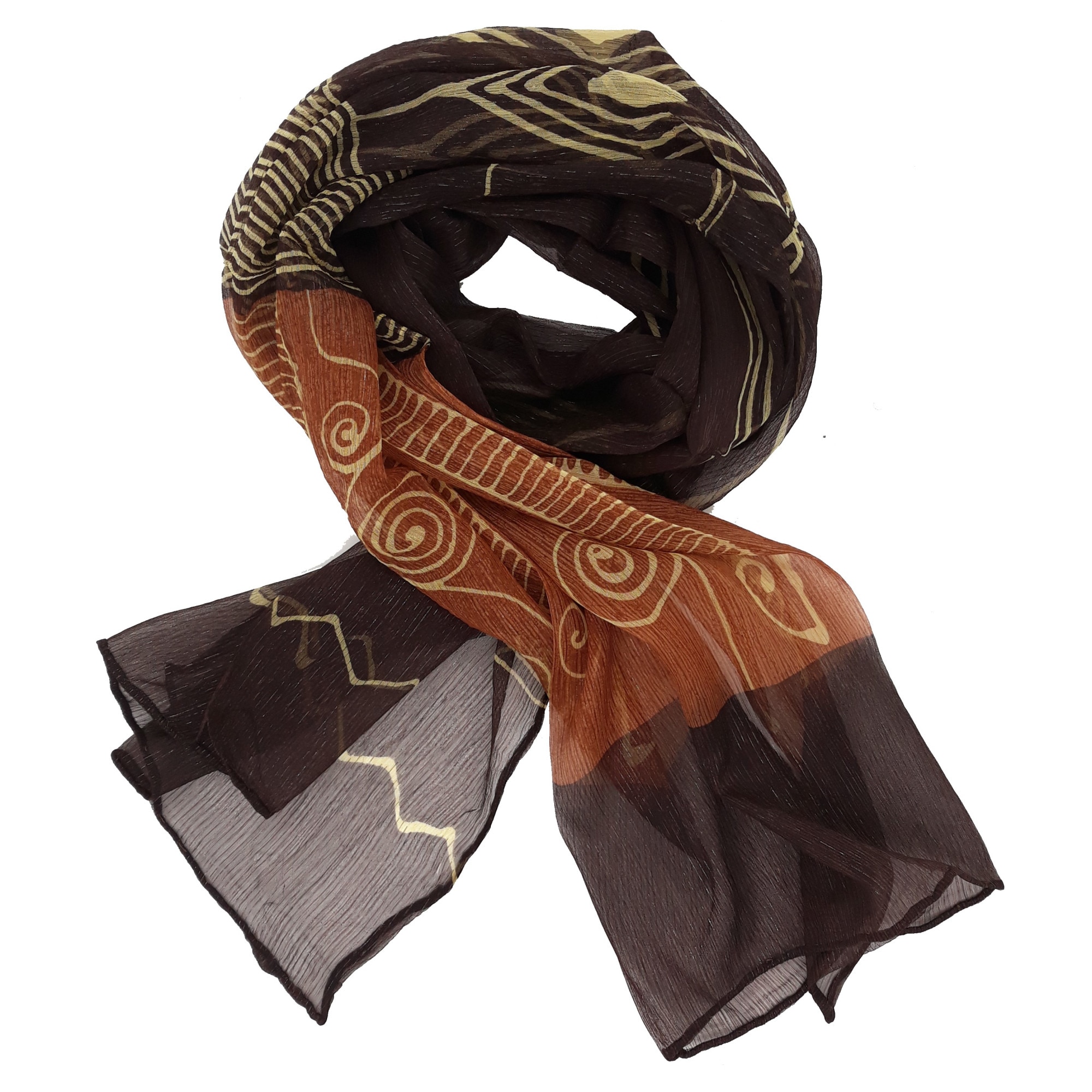 Esarfa dama, lunga, multicolora, dimensiune 50/190 cm