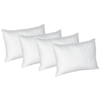 Set 4 perne Alcam, microfibra matlasata, 50x70 cm Set 4 perne Alcam, microfibra matlasata, 50x70 cm