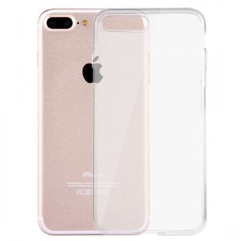 SET Husa protectie din silicon transparent (Gel TPU)+ Folie sticla 5D Alba IPHONE 7 PLUS SET Husa protectie din silicon transparent (Gel TPU)+ Folie sticla 5D Alba IPHONE 7 PLUS