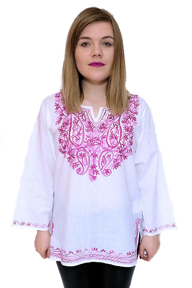 Bluza indian style broderie Cara, marime M/L - eMAG.ro