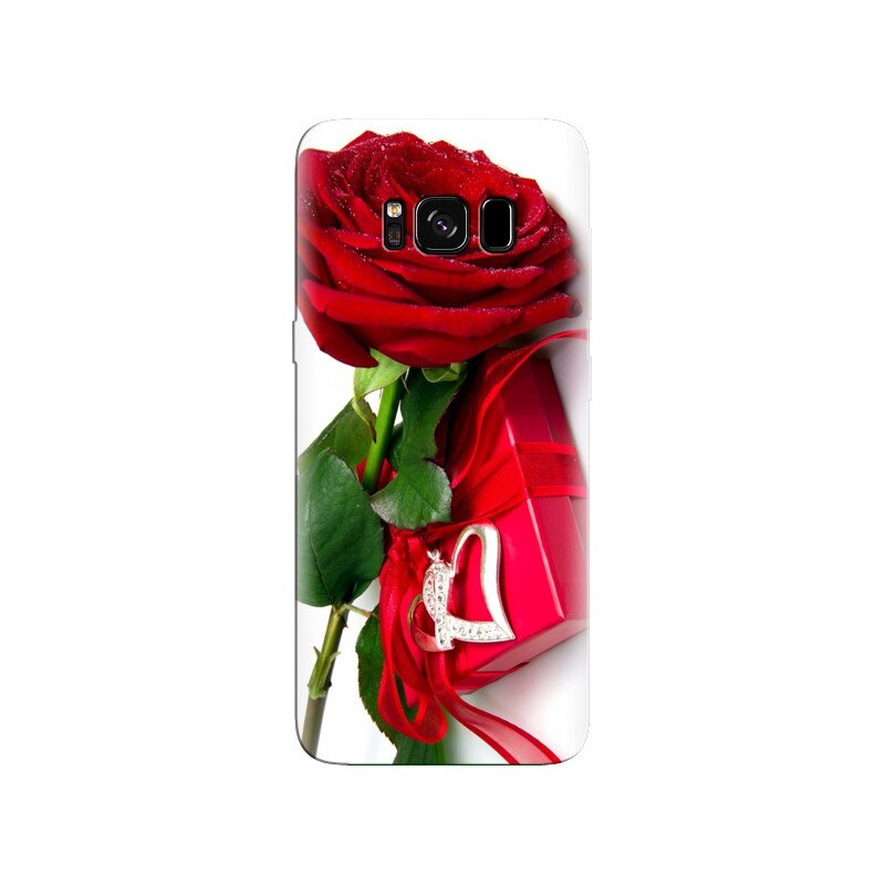 Husa Samsung S8 Red Rose 002