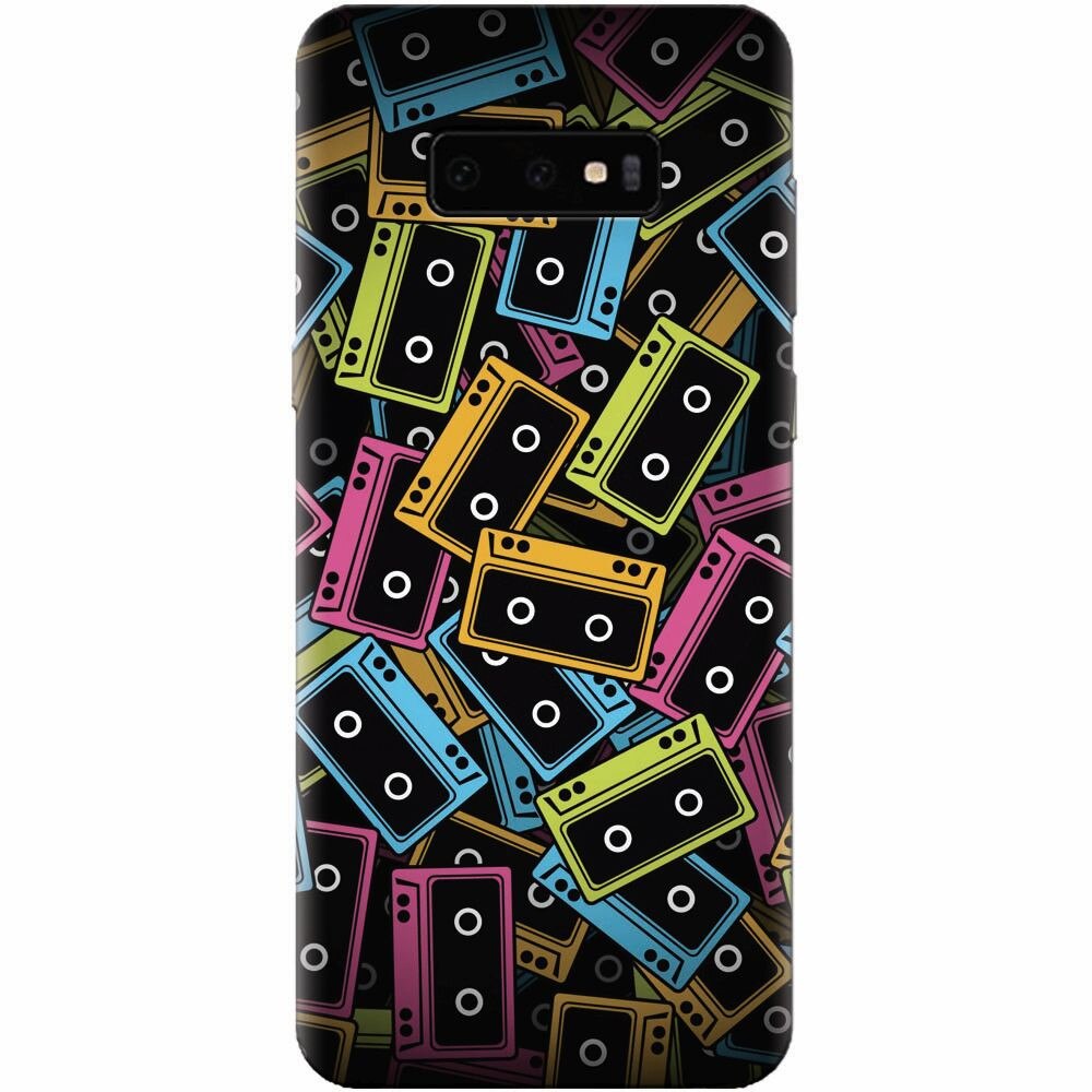Husa silicon pentru Samsung Galaxy S10 Lite, Audio Cassette Color Vector