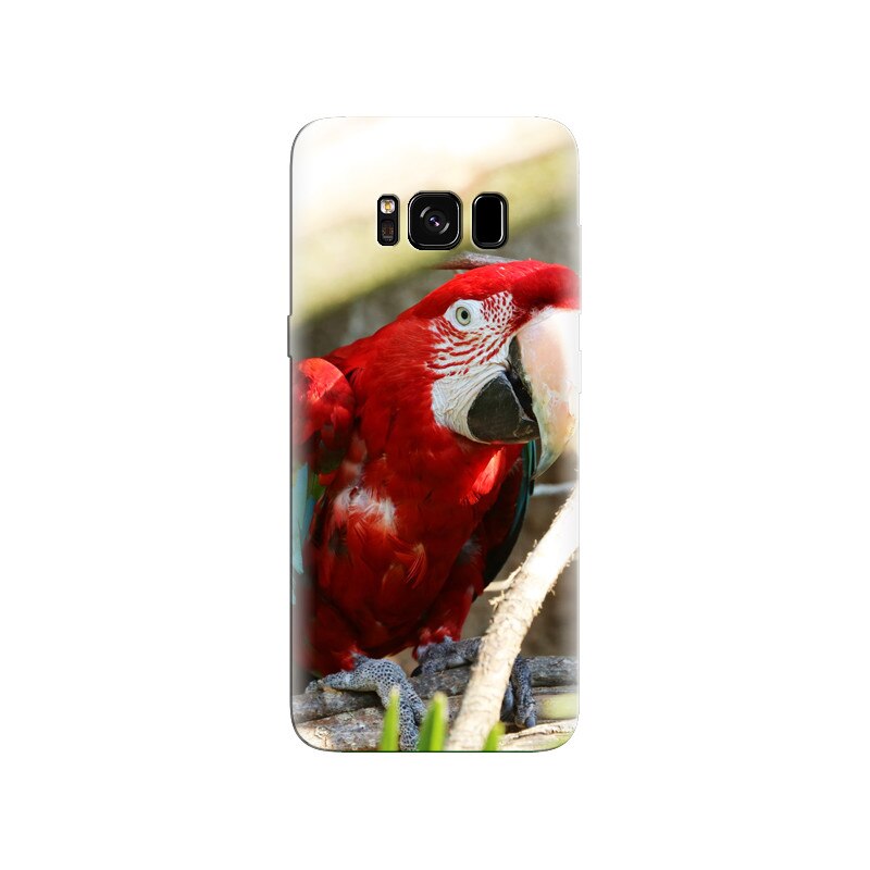 Husa Samsung S8 Plus Red Talking Parrot
