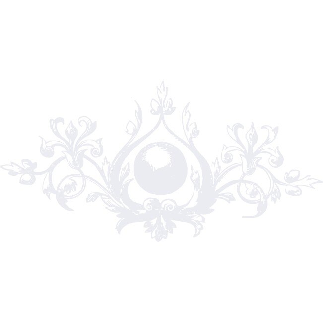 Panou de flori si frunze - Sticker Decorativ - Alb polar - 105 x 53 cm