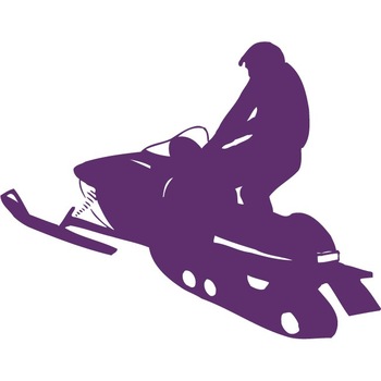 Snowmobile - Sticker Decorativ - Indigo - 128 x 100 cm Snowmobile - Sticker Decorativ - Indigo - 128 x 100 cm