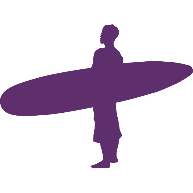 Surful - Sticker Decorativ - Indigo - 90 x 68 cm