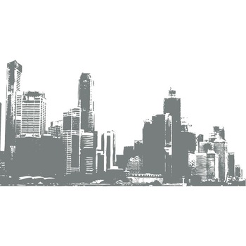 Zgarie-nori - Sticker Decorativ - Gri Metal - 113 x 58 cm Zgarie-nori - Sticker Decorativ - Gri Metal - 113 x 58 cm