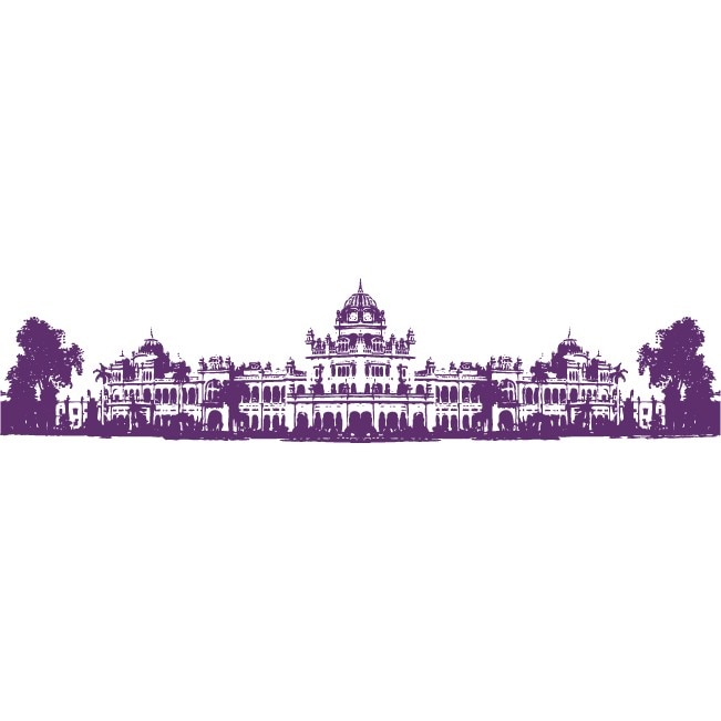 Peisaj din oras - Sticker Decorativ - Indigo - 165 x 38 cm