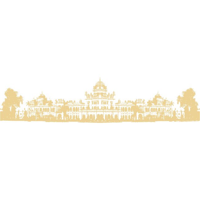 Peisaj din oras - Sticker Decorativ - Bej - 165 x 38 cm