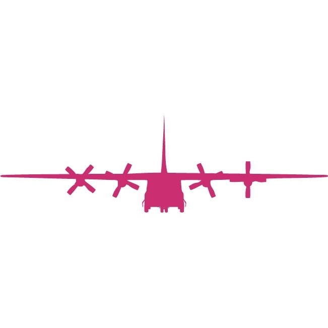 Avion - Sticker Decorativ - Magenta - 203 x 60 cm