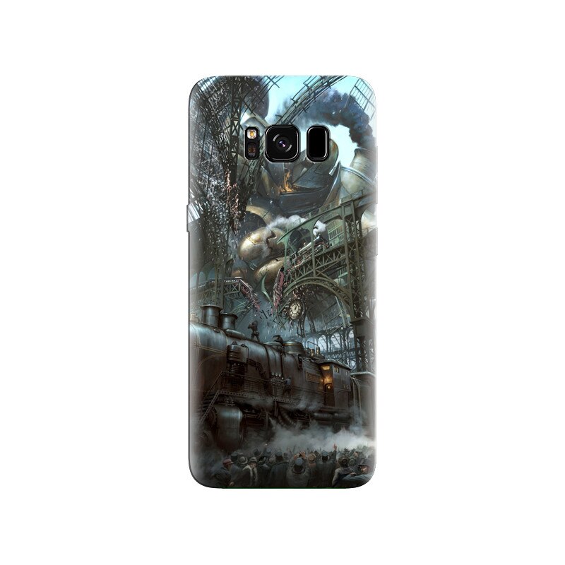 Husa Samsung S8 Steampunk Train Station Titan