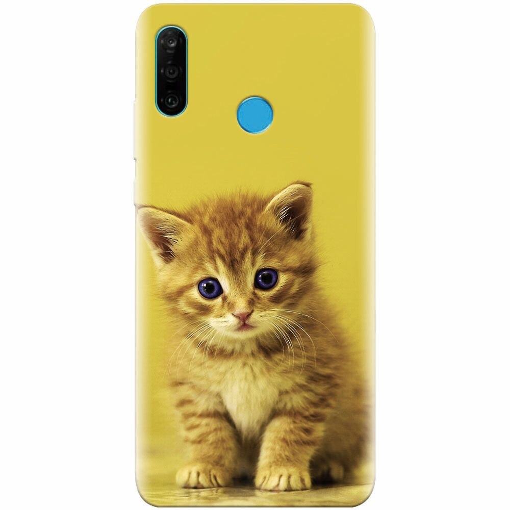 Husa silicon pentru Huawei P30 Lite, Baby Kitten