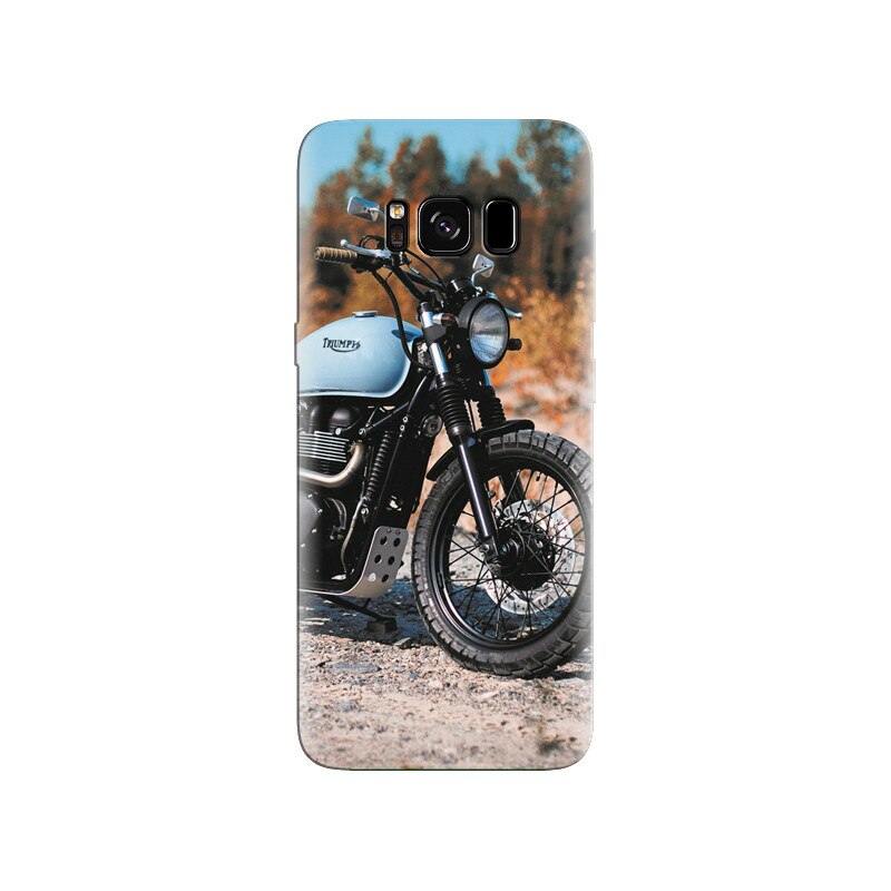 Husa Samsung S8 Plus Triumph Bonneville Old Bike Style