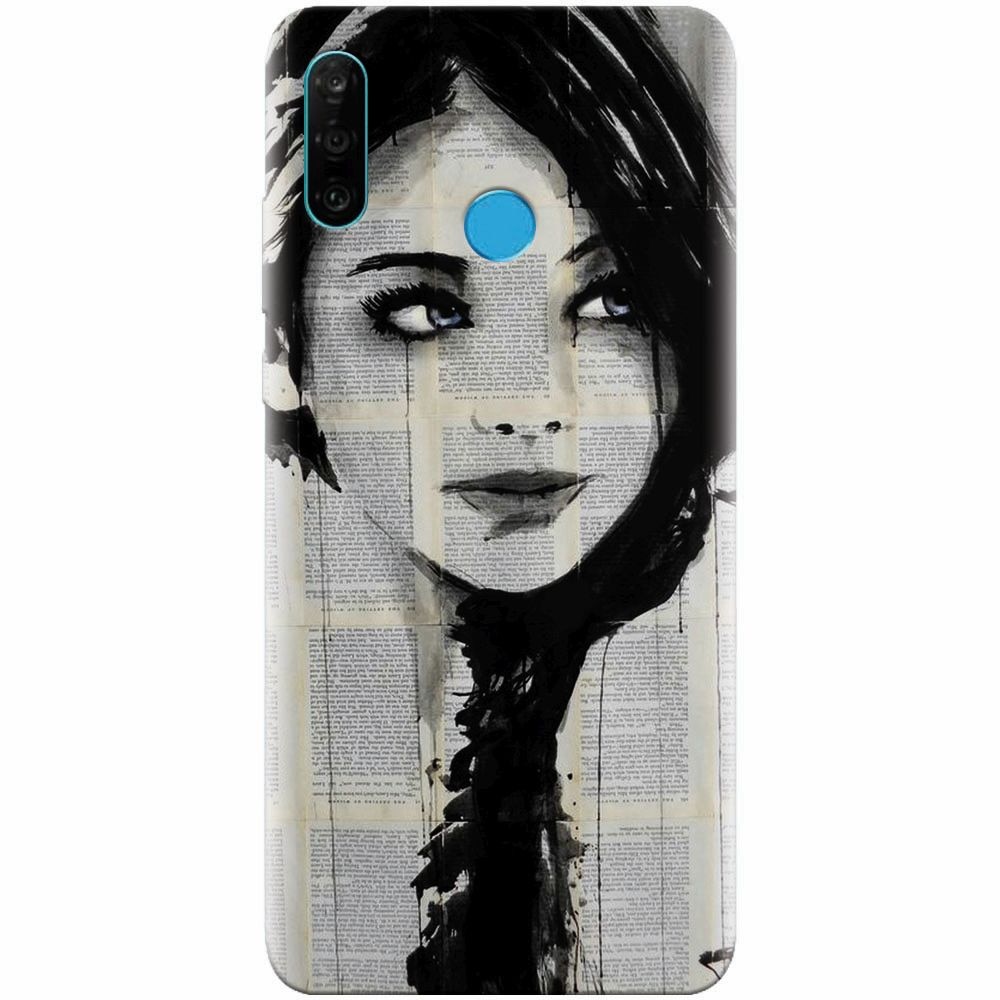 Husa silicon pentru Huawei P30 Lite, Blue Eyes